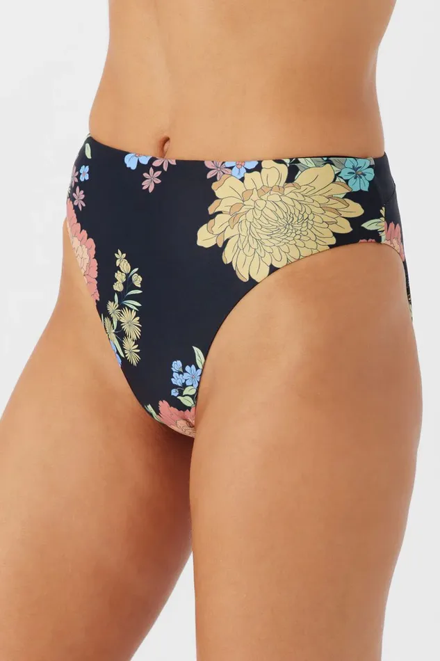 KALI FLORAL MAX HIGH WAIST FULL BOTTOMS Black Women O039NEILL Swim