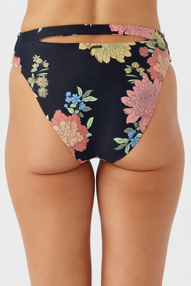 KALI FLORAL MAX HIGH WAIST FULL BOTTOMS Black Women O039NEILL Swim