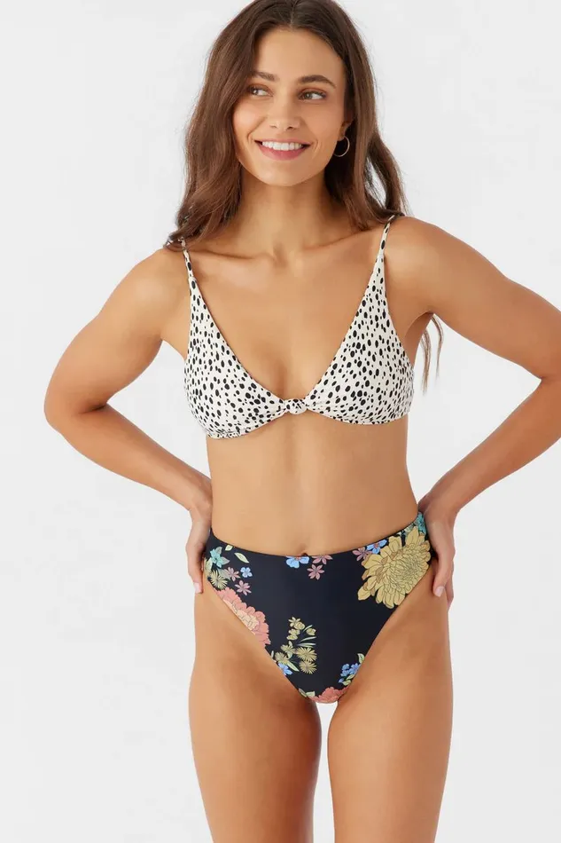 KALI FLORAL MAX HIGH WAIST FULL BOTTOMS Black Women O039NEILL Swim