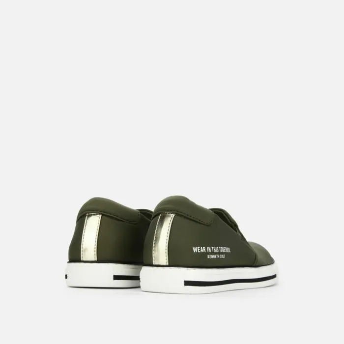 Kam Stripe Slip On Witt Olive Women Kenneth Cole Sneakers