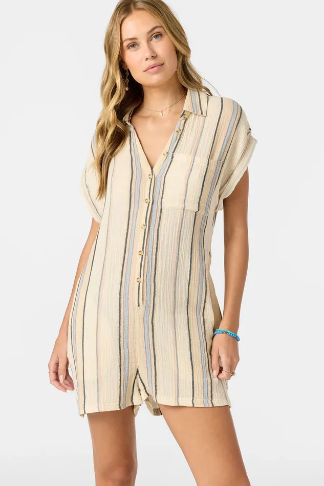 KAMILLA STRIPE ROMPER Women O039NEILL Clothing