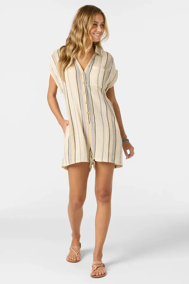 KAMILLA STRIPE ROMPER Women O039NEILL Clothing
