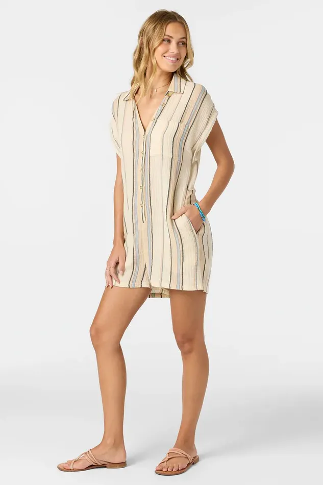 KAMILLA STRIPE ROMPER Women O039NEILL Clothing