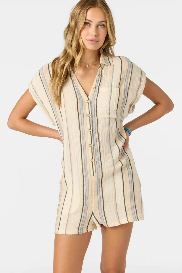 KAMILLA STRIPE ROMPER Women O039NEILL Clothing
