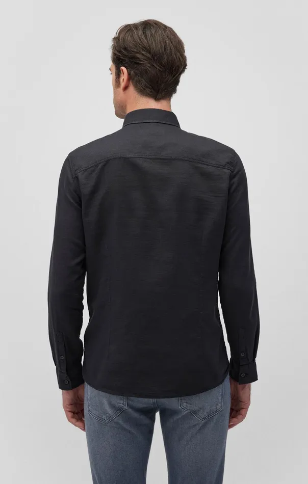 Ken ButtonUp Shirt In Black Men Mavi Jeans Shirts Ken ButtonUp Shirt In Black Men Mavi Jeans Shirts