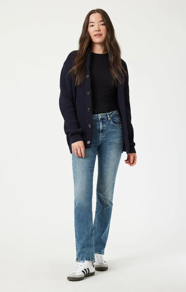 Kendra Straight Leg In Light Used Flex Blue Women Mavi Jeans Denim