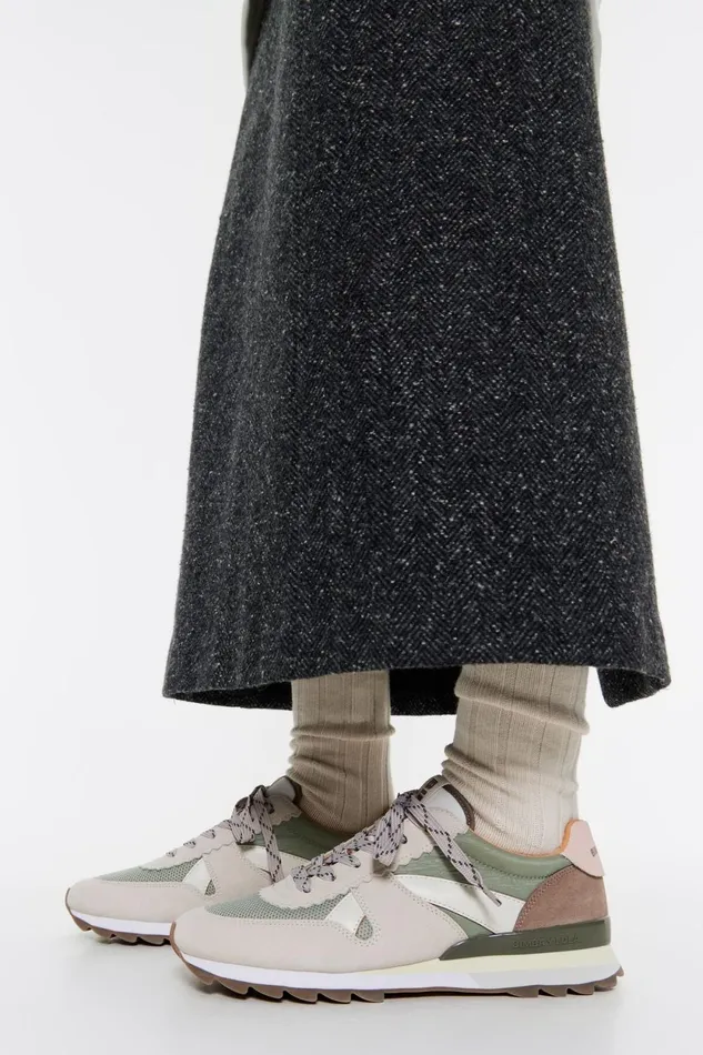 Khaki 13 19 Technical Sneaker Khaki Women Bimba Y Lola Sneakers Khaki 13 19 Technical Sneaker Khaki Women Bimba Y Lola Sneakers