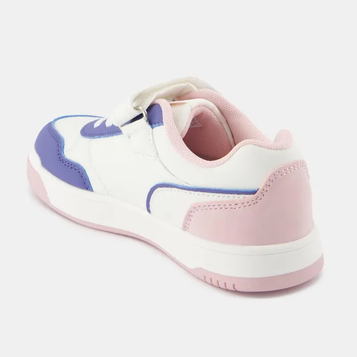 Kids Le Coq Sportif Kid CHAUSSURES ENFANT Shoes LCS COURT BREAKER GIRL PS Kids Optical Whitepurple