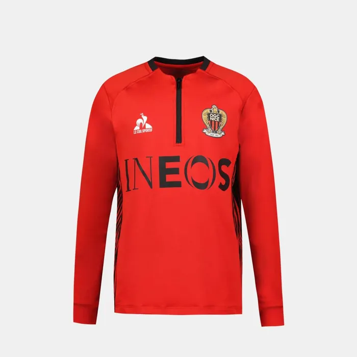 Kids Le Coq Sportif Sweatshirts And Hoodies OGC Nice 8211 Training Resistance Sweatshirt Kids