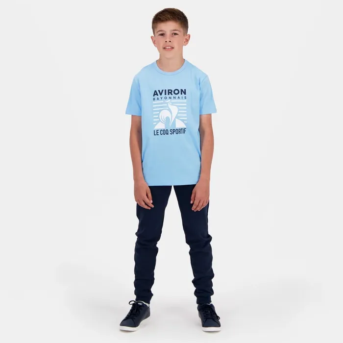 Kids Le Coq Sportif Tshirts Aviron Bayonnais TShirt Kids Fly Blue