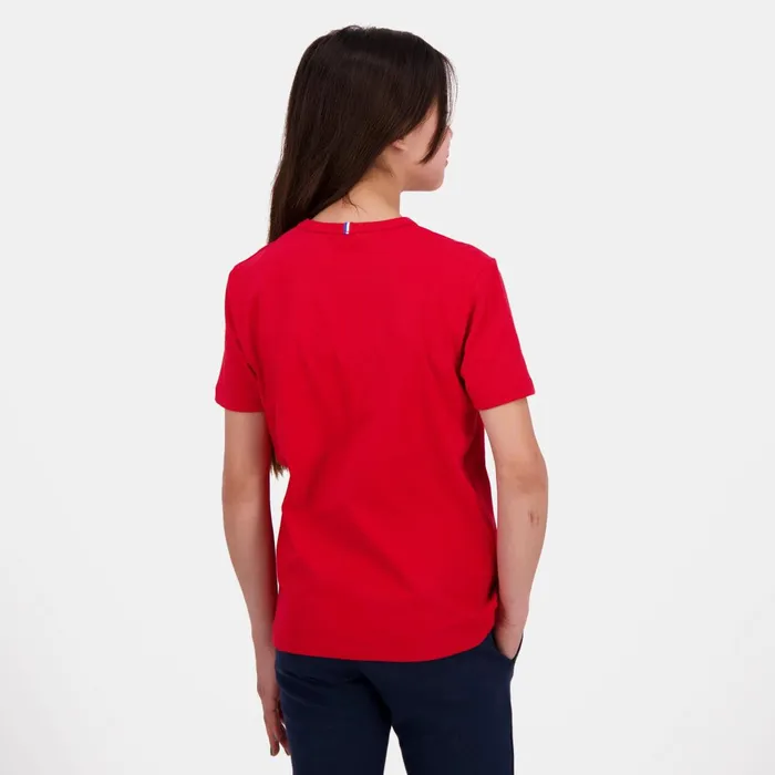 Kids Le Coq Sportif Tshirts Essentiels Tshirt Enfant Pur Rouge