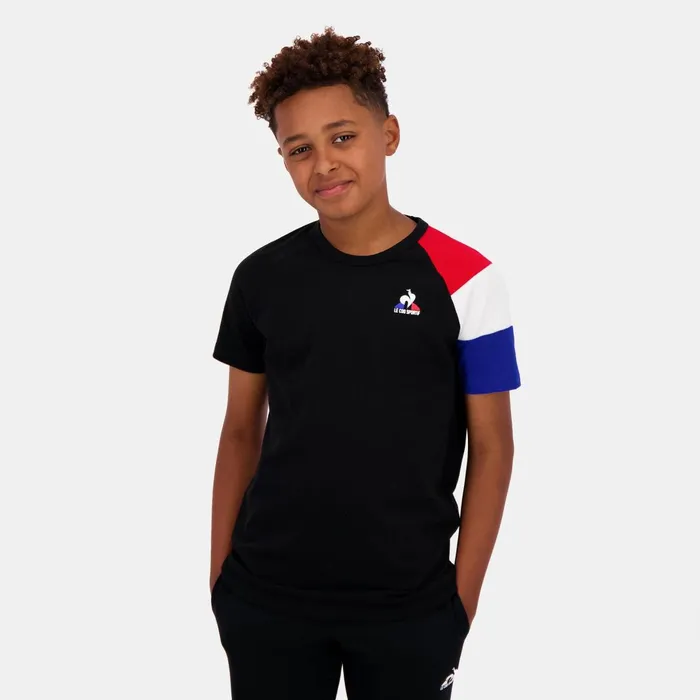 Kids Le Coq Sportif Tshirts Essentiels TShirt Kids Blacknowbelectrorelect
