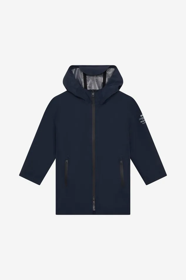 Kids Navy Blue Charco Jacket Ecoalf Coats And Jackets
