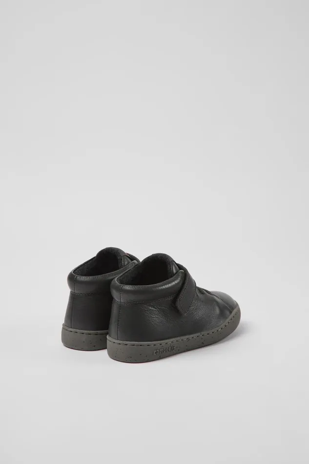 Kids Peu Touring Gray Leather Ankle Boots For Kids Camper Boots Kids Peu Touring Gray Leather Ankle Boots For Kids Camper Boots