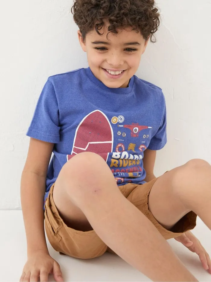 Kids TShirts and Polos Fat Face Board Purple Assembles Jersey TShirt
