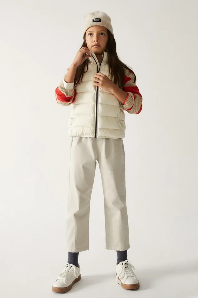 Kids White Kiko Vest Ecoalf Coats And Jackets