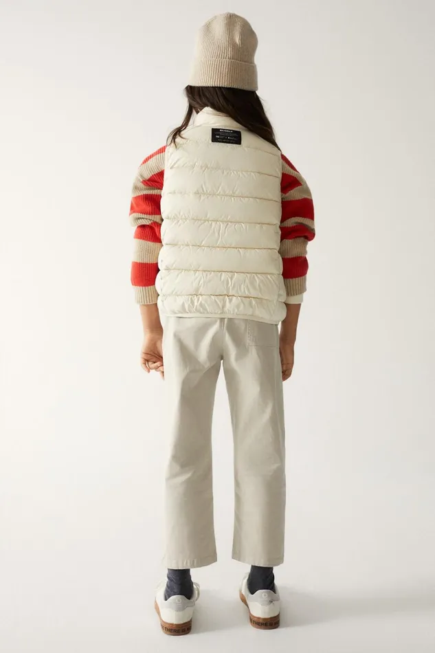 Kids White Kiko Vest Ecoalf Coats And Jackets