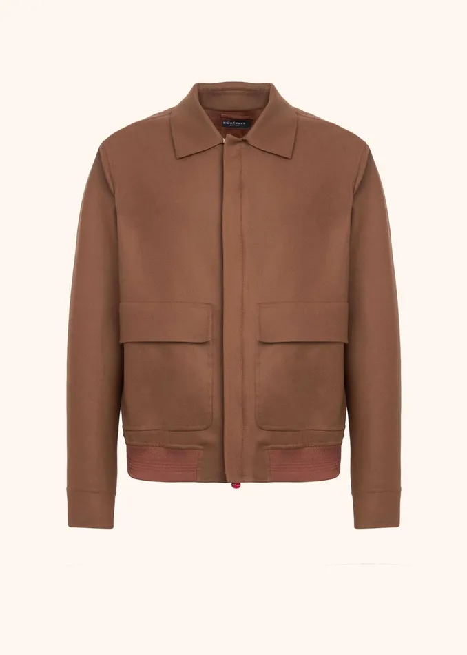 Kiton Outerwear BLOUSON WOOL 8211 Men