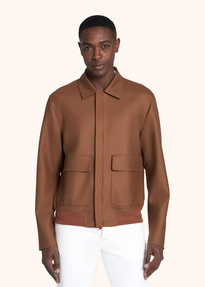 Kiton Outerwear BLOUSON WOOL 8211 Men Kiton Outerwear BLOUSON WOOL 8211 Men