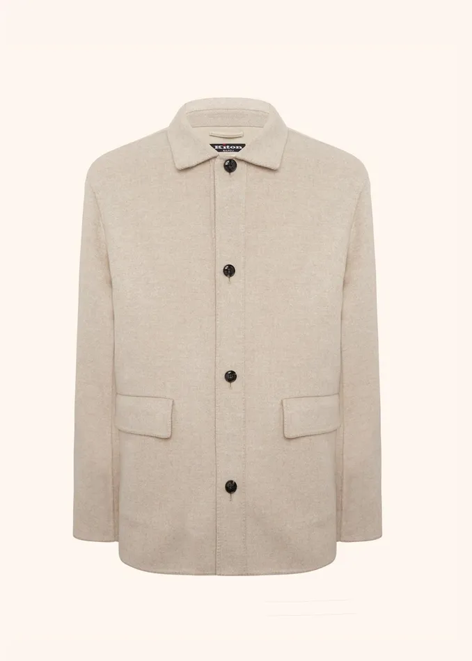 Kiton Outerwear OUTDOOR JACKET WOOL 8211 Men