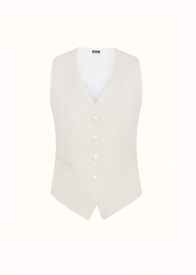 Kiton Vest VEST LINEN 8211 Women