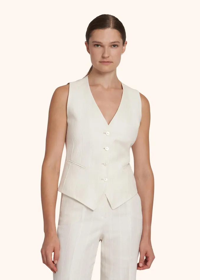 Kiton Vest VEST LINEN 8211 Women