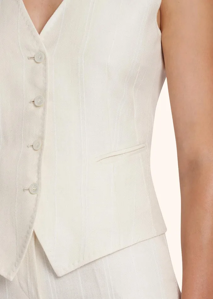 Kiton Vest VEST LINEN 8211 Women