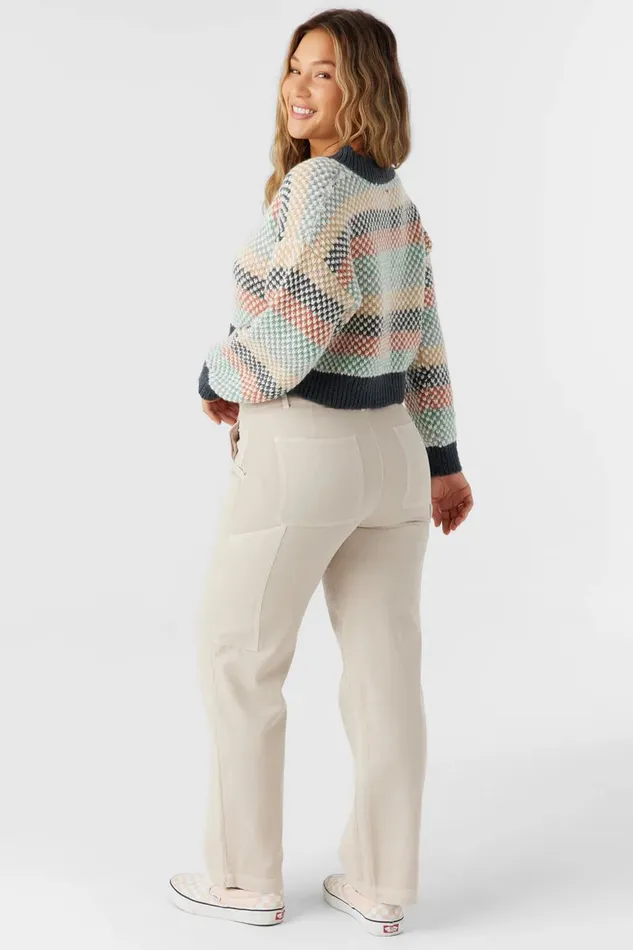 KREE COTTON TWILL UTILITY PANTS Cement Women O039NEILL Collections