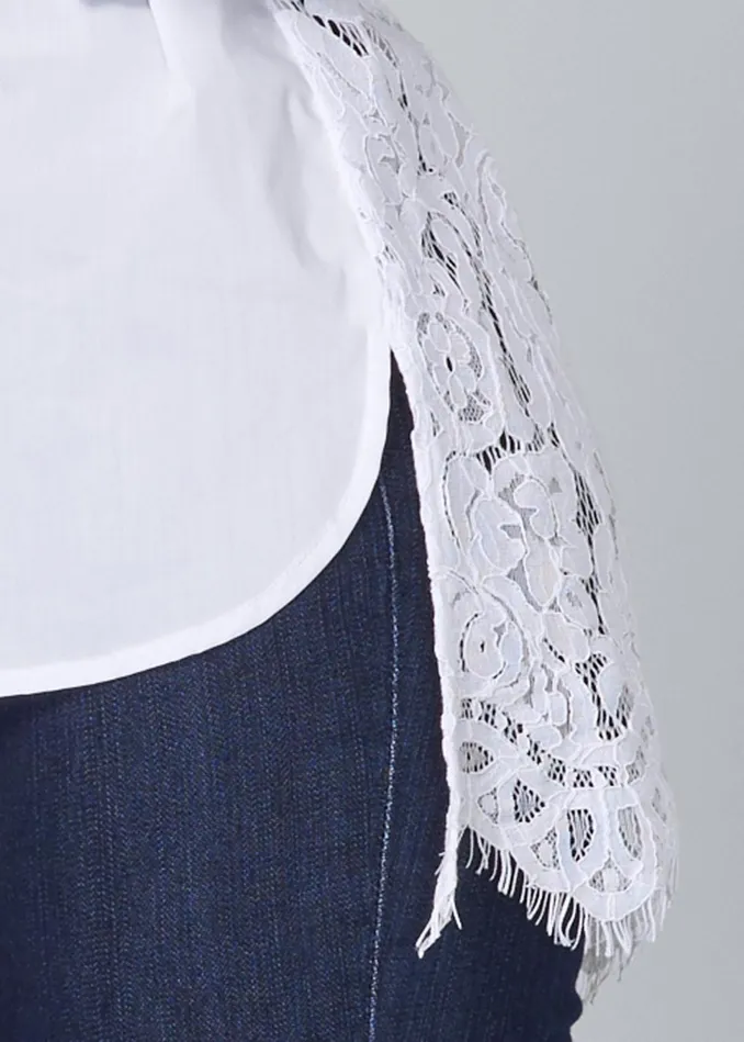 LACE BACK BLOUSE White Women VENUS Blouses