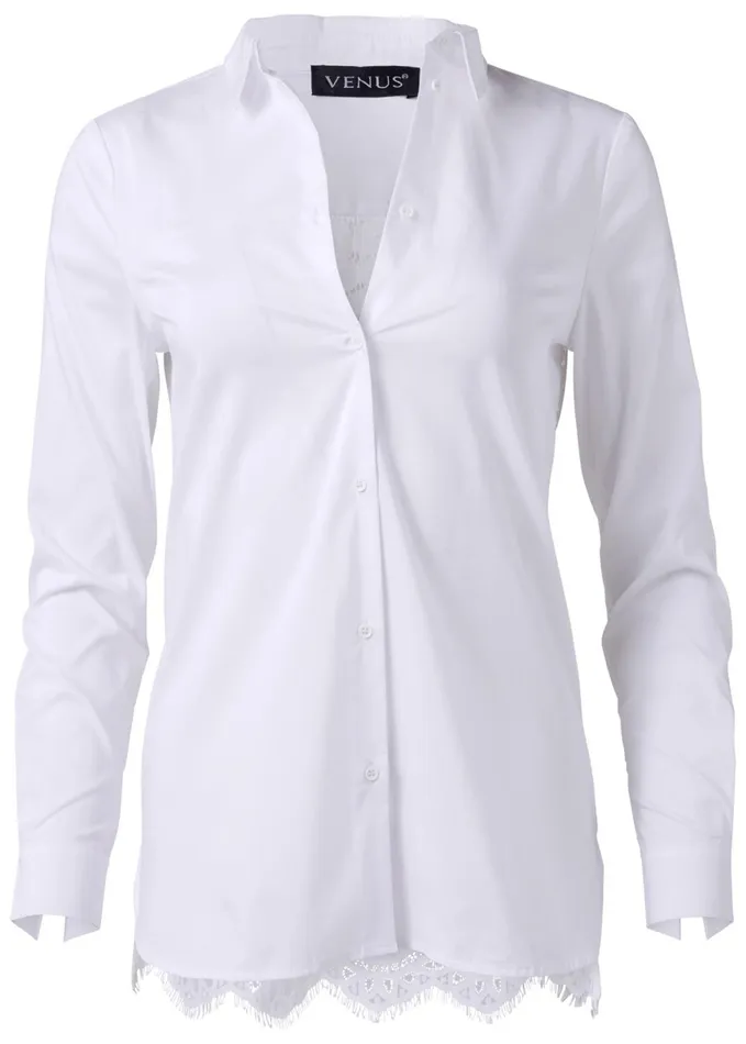 LACE BACK BLOUSE White Women VENUS Blouses