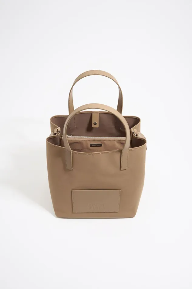 Large Bark Brown Nylon Chihuahua Bag Bark Women Bimba Y Lola Crossbody Bags