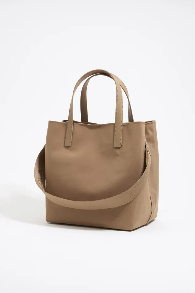 Large Bark Brown Nylon Chihuahua Bag Bark Women Bimba Y Lola Crossbody Bags