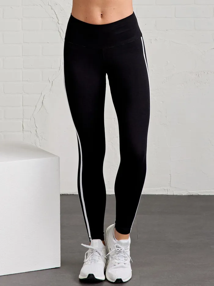 Leggings Women Tasc Performance ALLways Stripe Ankle Legging