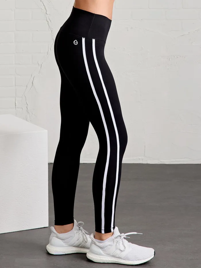 Leggings Women Tasc Performance ALLways Stripe Ankle Legging
