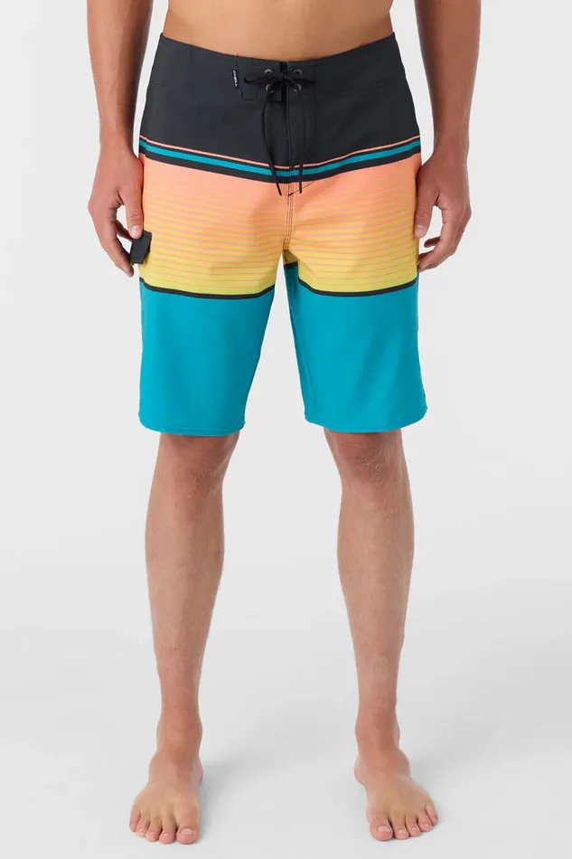 LENNOX STRIPE 21034 BOARDSHORTS Pagoda Blue Men O039NEILL Length