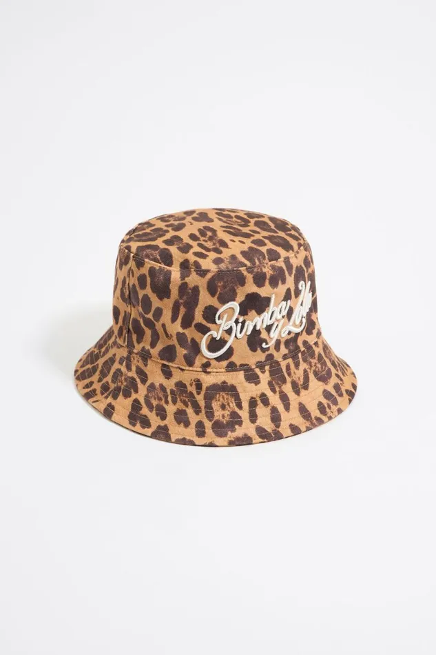 Leopard Cotton Bucket Hat Leopard Natural Women Bimba Y Lola Hats And Caps