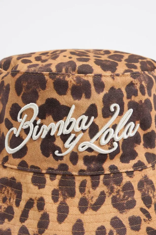 Leopard Cotton Bucket Hat Leopard Natural Women Bimba Y Lola Hats And Caps Leopard Cotton Bucket Hat Leopard Natural Women Bimba Y Lola Hats And Caps