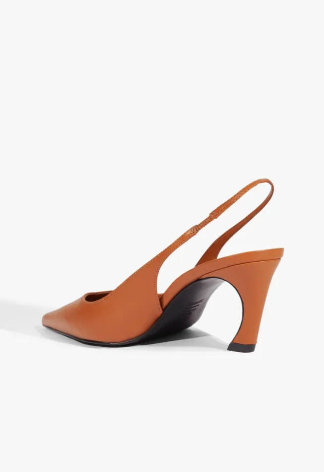 Lexi Sling Mid Pump Brown Women Schutz Shoes