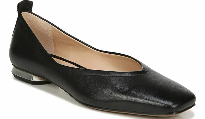 Loafers Women Franco Sarto Franco Ailee Flat Black Leather