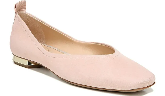 Loafers Women Franco Sarto Franco Ailee Flat Blush Suede