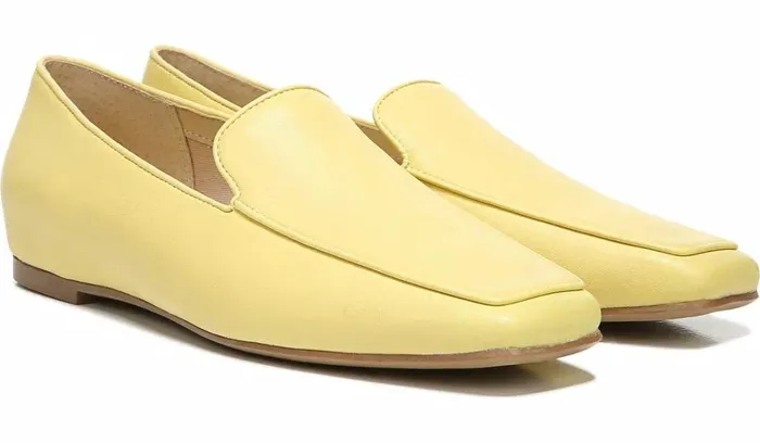 Loafers Women Franco Sarto Franco Averly 2 Loafer Light Yellow Raffia