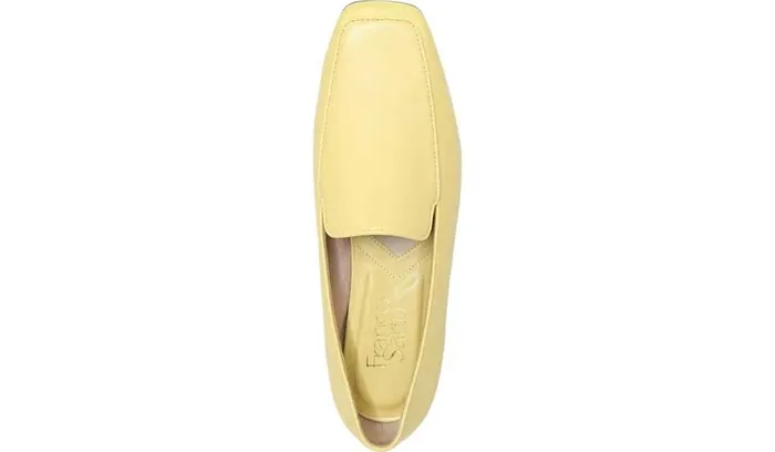 Loafers Women Franco Sarto Franco Averly 2 Loafer Light Yellow Raffia