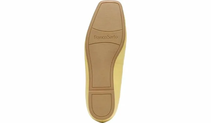 Loafers Women Franco Sarto Franco Averly 2 Loafer Light Yellow Raffia