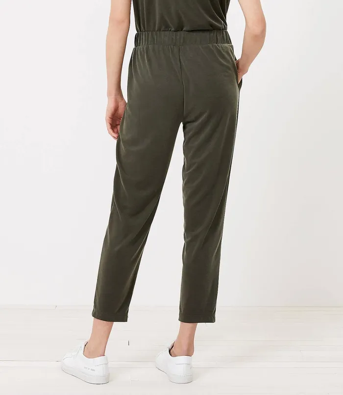LOFT Lou and Grey Sandwashed Pants Italian Olive Women Loungewear