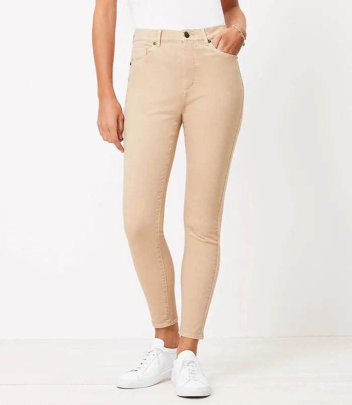 LOFT The High Waist Skinny Jean In Chai Latte Chai Latte Women Jeans
