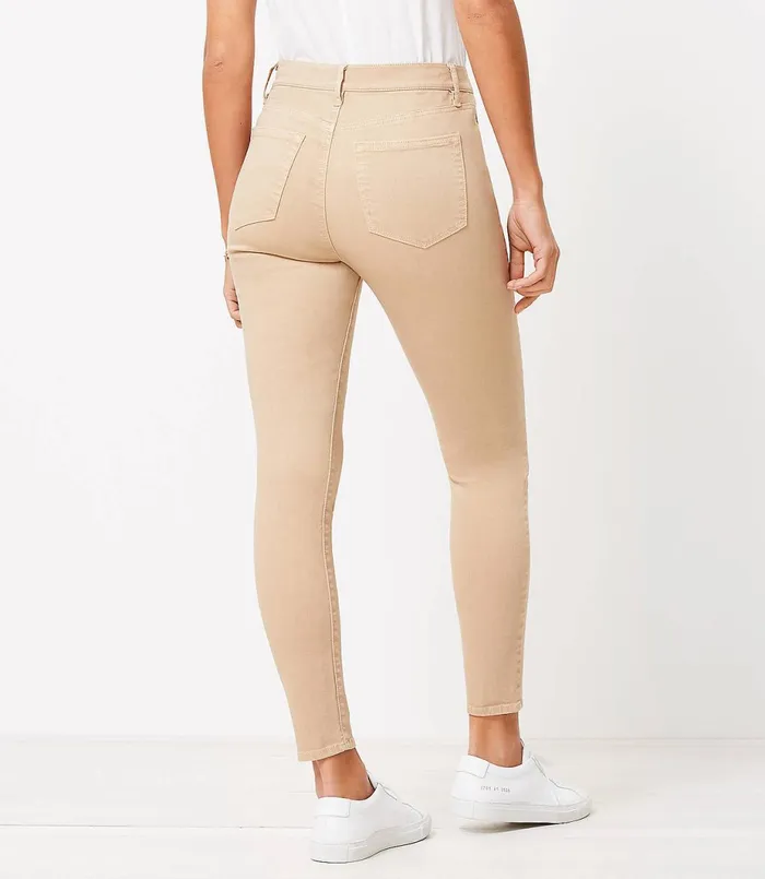 LOFT The High Waist Skinny Jean In Chai Latte Chai Latte Women Jeans