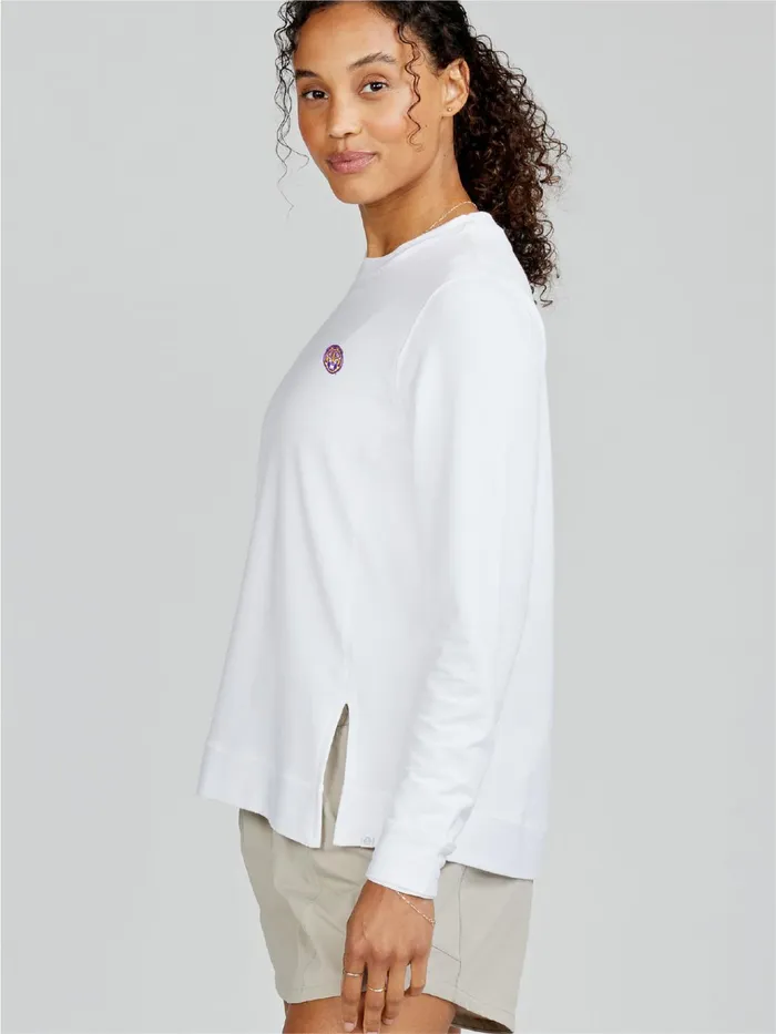 Lounge Women Tasc Performance Riverwalk Sweatshirt 20 8211 LSU