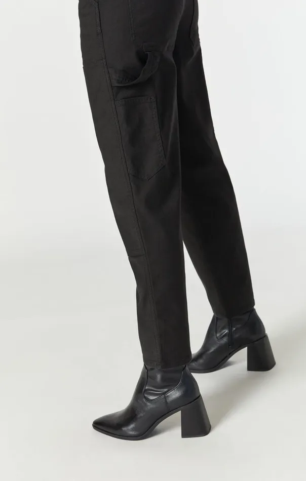 Luisa Straight Leg In Black Luxe Twill Women Mavi Jeans Pants Luisa Straight Leg In Black Luxe Twill Women Mavi Jeans Pants