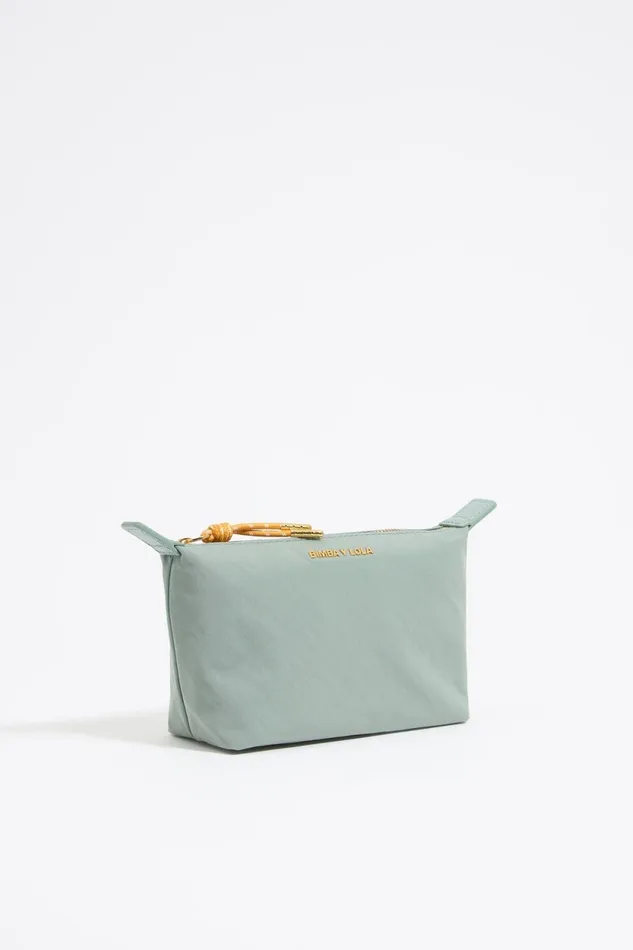 Medium Aquamarine Nylon Trapezium Makeup Case Lake Green Women Bimba Y Lola Vanity Pouches Medium Aquamarine Nylon Trapezium Makeup Case Lake Green Women Bimba Y Lola Vanity Pouches
