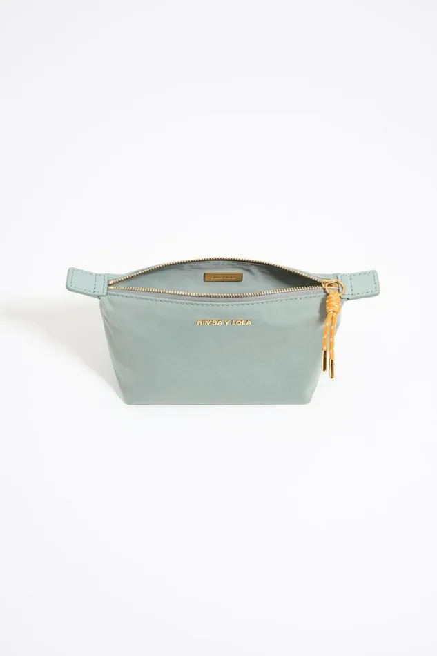Medium Aquamarine Nylon Trapezium Makeup Case Lake Green Women Bimba Y Lola Vanity Pouches Medium Aquamarine Nylon Trapezium Makeup Case Lake Green Women Bimba Y Lola Vanity Pouches